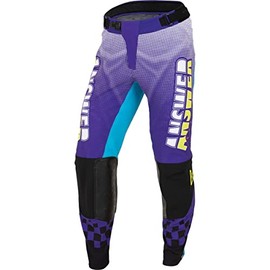 Answer Racing A22.5 Elite Revolution Men's Off-Road Motorcycle Pants - Purple/Blue / 36