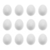 Maxmoral 12pcs Fake Eggs Plastic False Pigeon Eggs for Hatch