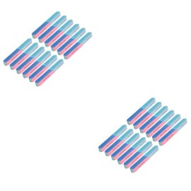 LALAFINA 24pcs Sided Nail File Professional Nail Art Tools for Women Steps Polishing Blocks for Fingernails and Toenails