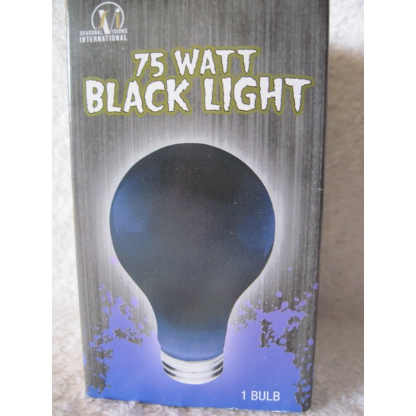 75 Watt Halloween Black Light Bulb by Seasonal Visions International