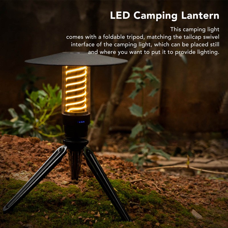 Portable Outdoor Camping LED Lamp 2 In 1 Mini Camping