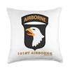 US Army 101ST AIRBORNE Throw Pillow