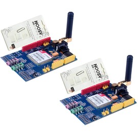 SIM900 GPRS/GSM Shield Development Board Quad-Band Module with Antenna + Gift Pack of 2