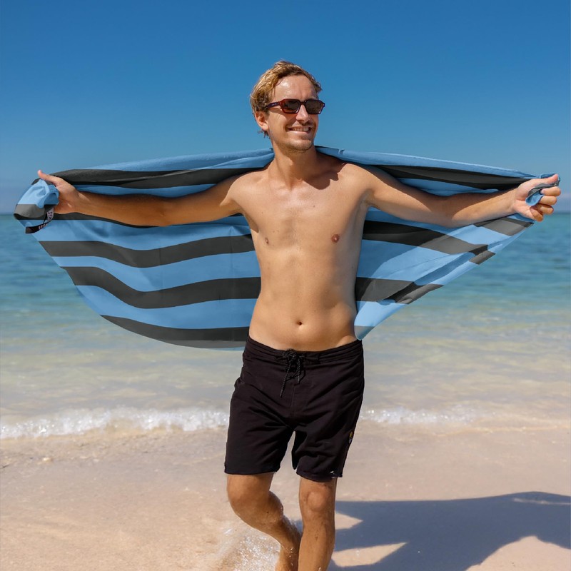 ZENACROSS - Beach Towel 90 x 180 cm - Microfibre