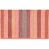Cawö bath towel Unique Streifen orange size 70x140 cm