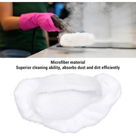 Fockety 8 Piezas de Almohadillas para mopa a Vapor para Limpiador a Vapor de Mano, paños de Microfibra Reutilizables y Lavables universales, Almohadillas de Repuesto para mopa a Vapor