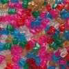 Butterfly Beads Glitter Sparkle Large Hole Multi Mix Made in