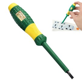 Electrician Screwdriver, Electric Tester, Electrical Screwdrivers, Alloy Dual Color Light Measuring 220V Voltage Electrical Screwdriver Tester, with Voltage Test Power Detector Probe