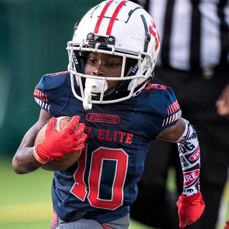 Battle Triple Threat Youth Receiver Gloves - Charcoal, Large