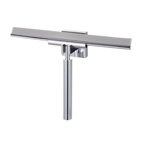 Haceka Shower Squeegee Mezzo with Wall Suspension of Chrome, 30 x 10 x 5 cm, Silver