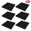 6Pcs Pyramid Shape Sound Absorbing Foam Acoustic Panels Soundproofing Foam