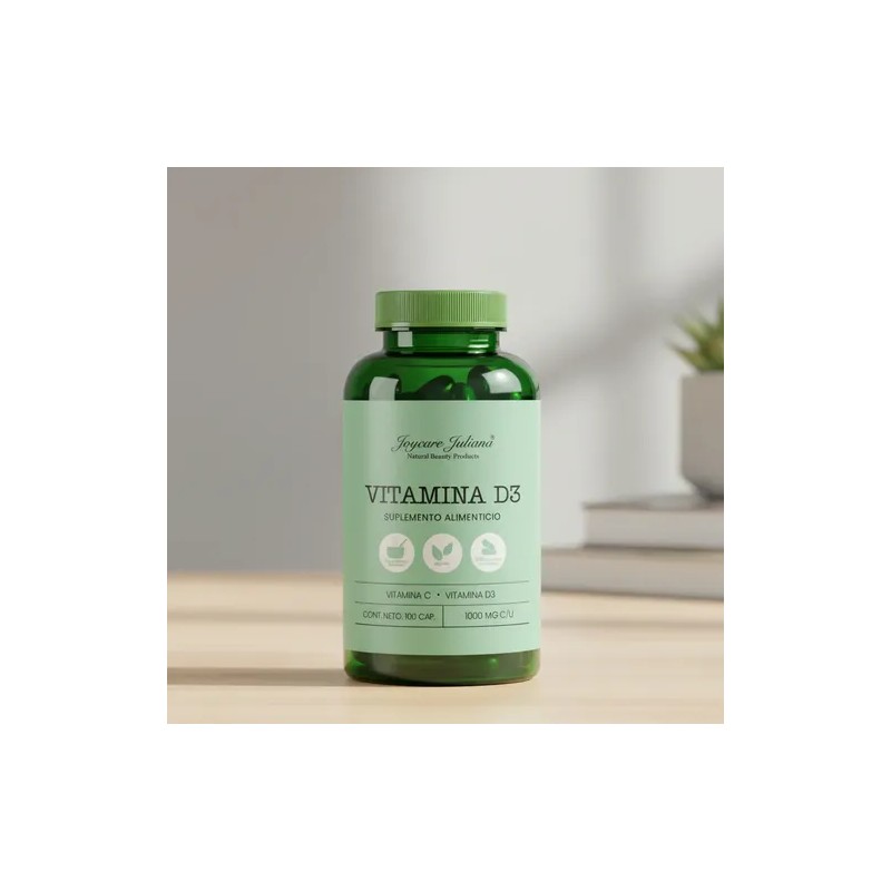 Suplemento Vitamina D3 Vegano Joycare 120 Cápsulas Sin Gluten