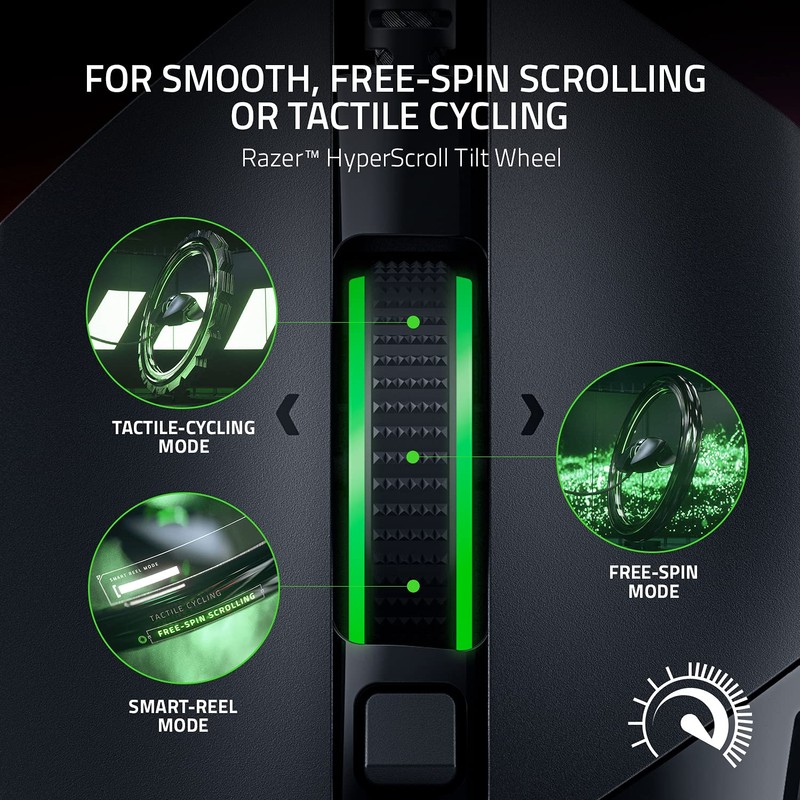 Razer Basilisk V3 - Wired Customisable Gaming Mouse (10+1 Programmable