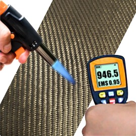 Alioncar (26x26inch) self adhesive heat shield Reinforced Basalt fiber Exhaust Heat Shield Mat with Adhesive Backed Resistant High-temp