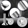 Countersunk Screws Stainless Steel M6 x 16 mm Hexagon Socket