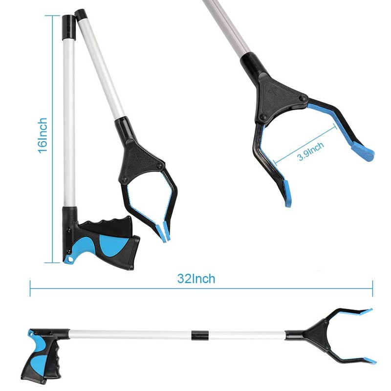 Grabber Reacher Tool, 32" Foldable Picker Upper Grabber, Reaching Tool