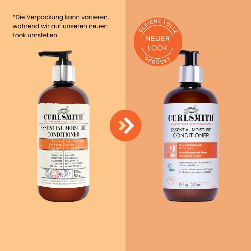 Curlsmith - Essential Moisture Conditioner, Light Frizz Control for Wavy,