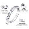 Newshe Jewellery Wedding Bands Eternity Rings for Women 925 Sterling
