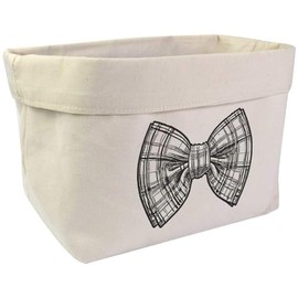 Large 'Scottish Tartan Bow Tie' Canvas Organiser/Storage Bag (OR00031633)