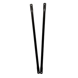 Timyrimy 35.4"/90cm Bronze Garden Swing Replacement Bars, Rectangular Metal Rods for Hanging Swing Seat to Frame(2PCS/CTN)