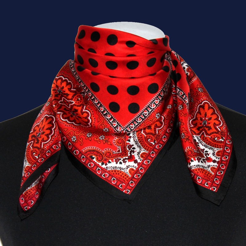 Lorenzo Cana Neckerchief for Boys Elaborately Printed Scarf Made of