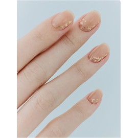 Naked Gold Gel Nail / 네이키드골드 젤네일