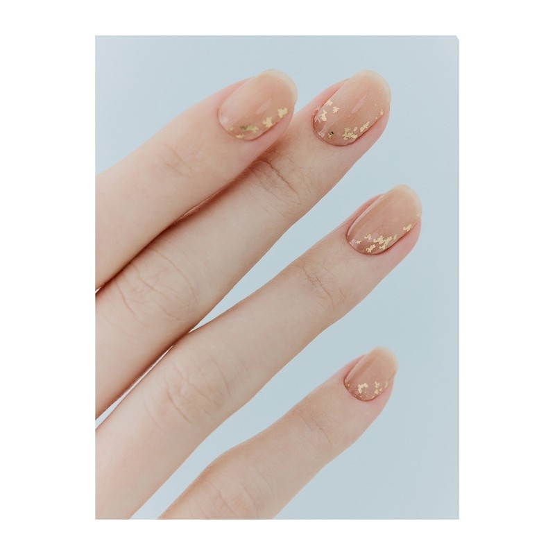 Naked Gold Gel Nail / 네이키드골드 젤네일