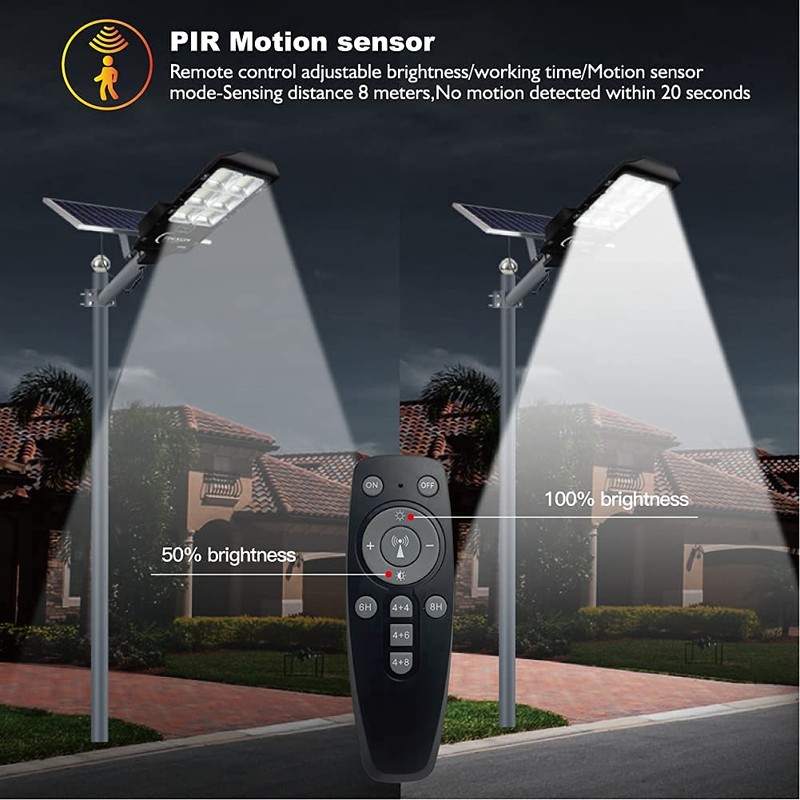 600W Solar Flood Street Lights Outdoor,Solar Security Lights 30000 Lumens