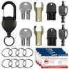 8 Pack Rodent Bait Station Keys for Protecta LP, EVO