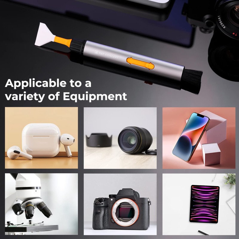 Minadax KF Cleaning Set for Camera, Sensor, Headphones, 6 Full