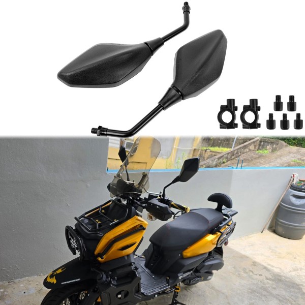 Dreamizer Motorcycle Rear View Side Mirrors For ATV Polaris Yamaha