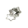 YUETON Pack of 50 Metal Star Shaped Split Ring Key