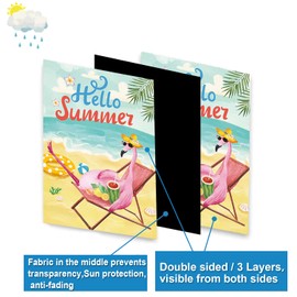 Seasonal Garden Flags Set of 12 Double Sided 12 x 18 Inch Yard Flags, Small Garden Flags for Outside, Christmas Spring Summer Fall Winter Outdoor Flags, Holiday Garden Flags for All Seasons