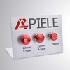 APIELE 22mm Metal Emergency Stop Push Button Swicth Latching 12V-250V