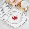 400PCS Pre-Rolled Plastic Cutlery Set Disposable - Wrapped Silver Plastic