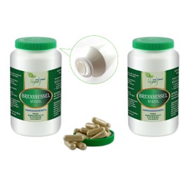 VITA IDEAL Vegan® Vitaideal Nettle Root 2 x 360 Capsules – Urtica Dioica – Daily Serving 650 mg Nettle Root Pure Powder. Natural, Vegetable Original.