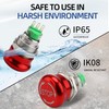 Keegwa 19mm Emergency Stop Push Button Switch Stainless Steel Metal