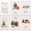 Christmas Cards with Envelope Set 30 Different Designs - Boho