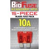 BioFuse Standard ATO 10A Fuse Set (15 Regular Fuses) Blade