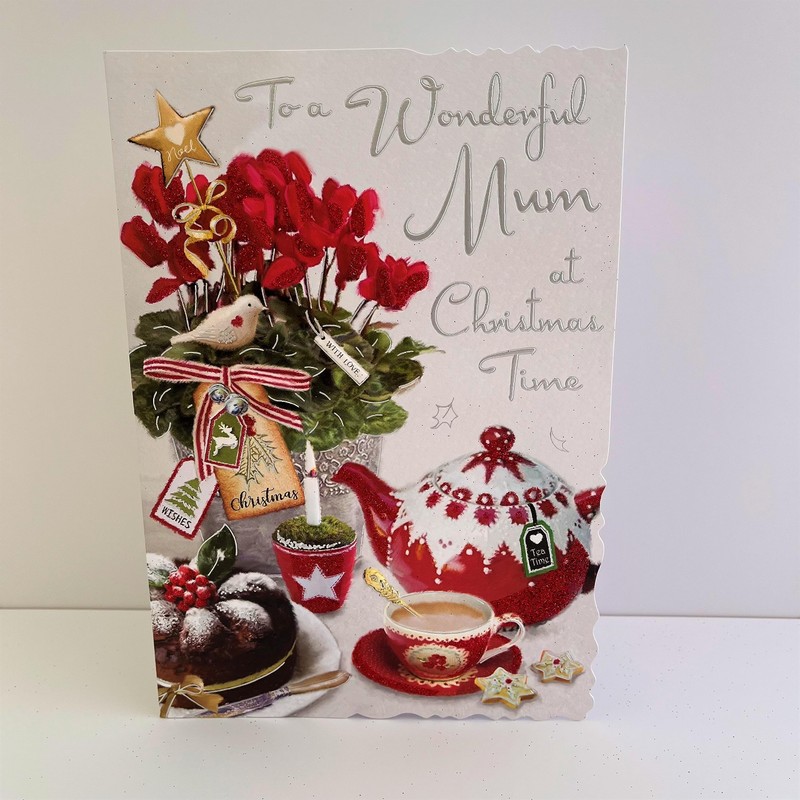 Jonny Javelin Wonderful Mum Christmas Card