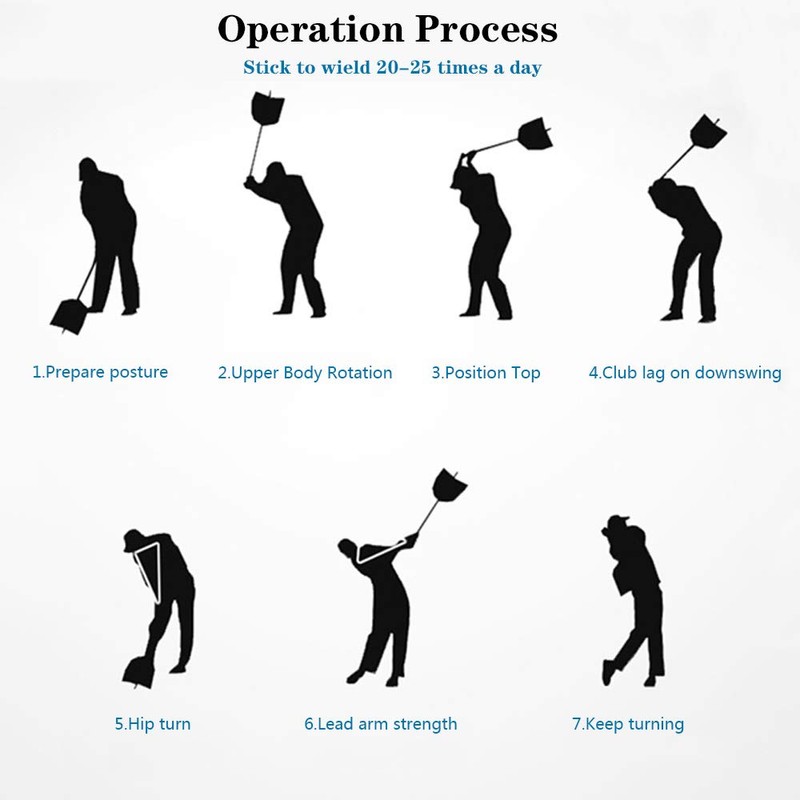 HOW TRUE Golf Power Resistance Trainer Golf Swing Trainer Golf