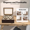 BIXIBIN Automatic Watch Winder Box, Luxury Storage Case for Mechanical