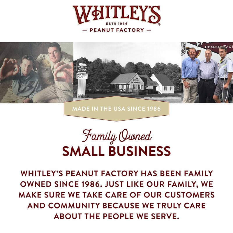 Whitley’s Salted Virginia Peanuts – Super Extra Large 'Home Cooked'