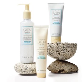 Satin Hands Pampering Set with Refining Scrub, Hand Softener, and Nourishing Shea Cream great Gift, At Home Spa-like treatment - Color: Fragrance Free, Size: Hand lotion only