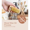 Nail Brush,Larbois Wooden Nail Brushes for Cleaning Nails 2Pack Double