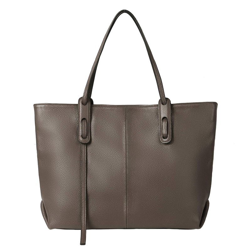 YALUXE Tote Bag for Women Genuine Leather 15.6 inch Laptop