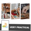 Hohopeti 3pcs Transparent Storage Box Set Clear Plastic Organizing Containers