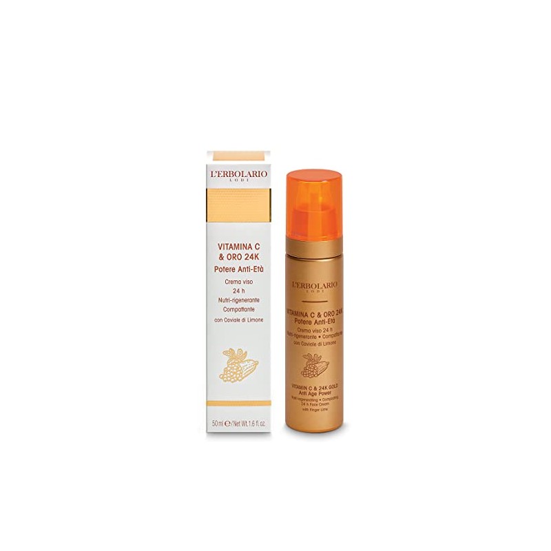 L'Erbolario Vitamin C & 24K Gold Anti-Ageing Face Cream