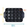 Happy Sales HSTKP20, Nonstick Baking Tray Takoyaki Pan, Aebleskiver Ebelskivers