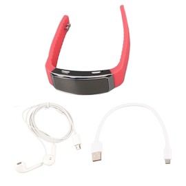 Recorder Watch HD Noise Reduction Voice Activated Music Player Sound Recorder Bracelet for Meeting Interview Pink 32GB